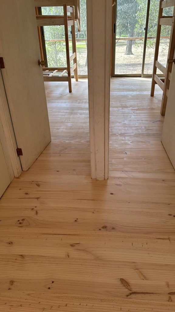 Madera antes del pulido